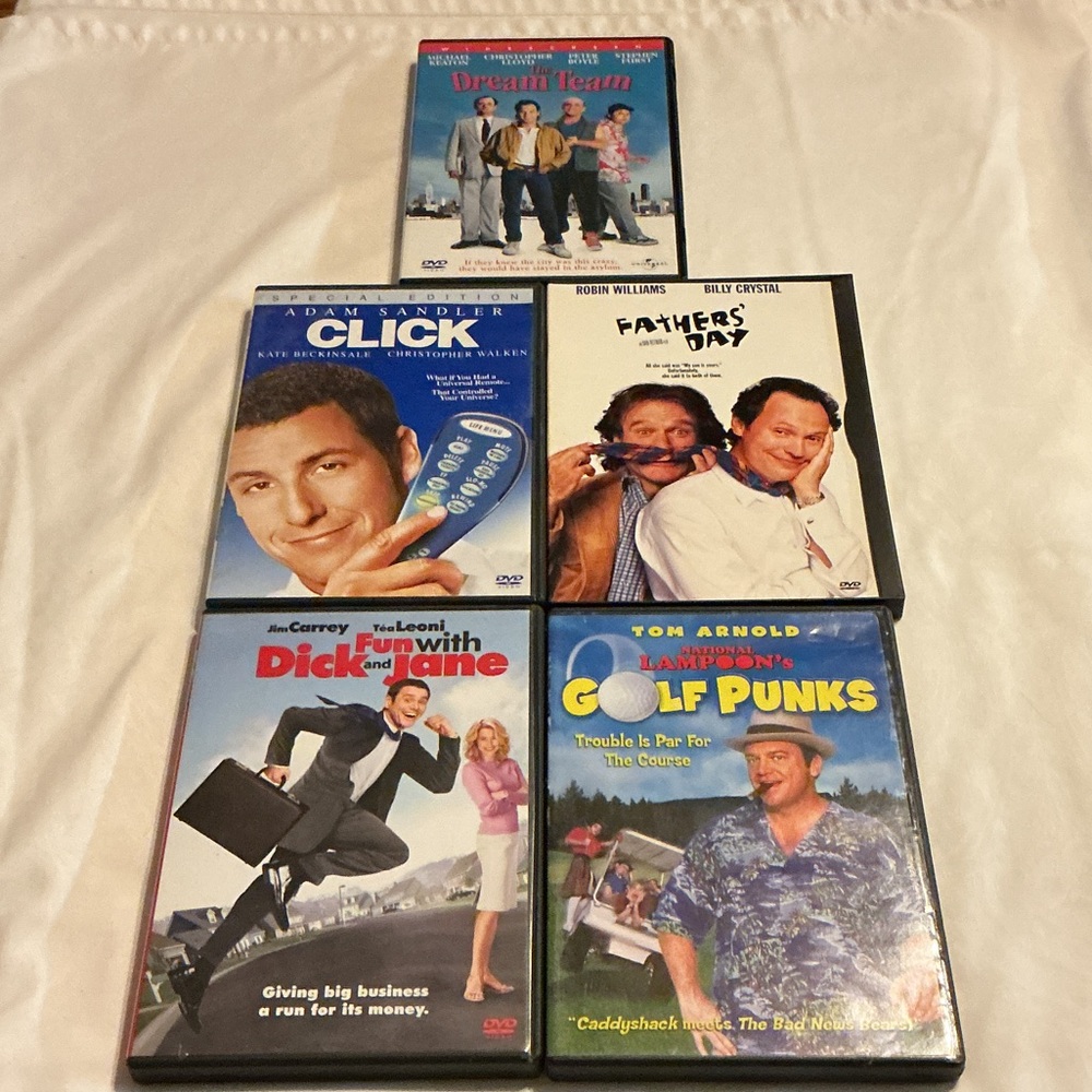 Assorted Comedy DVD Movie Collection - Lot of 5